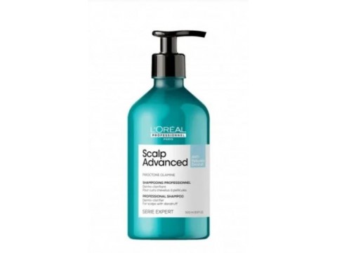 LOREAL Professionel Scalp Advanced Anti-Dandruff Dermo-Clarifier valantis šampūnas nuo pleiskanų 500ml